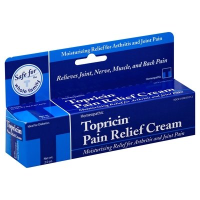 Topricin Pain Relief Cream Tube 2 OZ [UNFI #40238] T