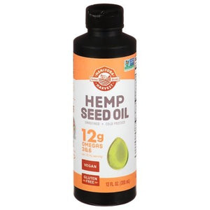 Manitoba Harvest Hemp Seed Oil 12 OZ [UNFI #44200] T