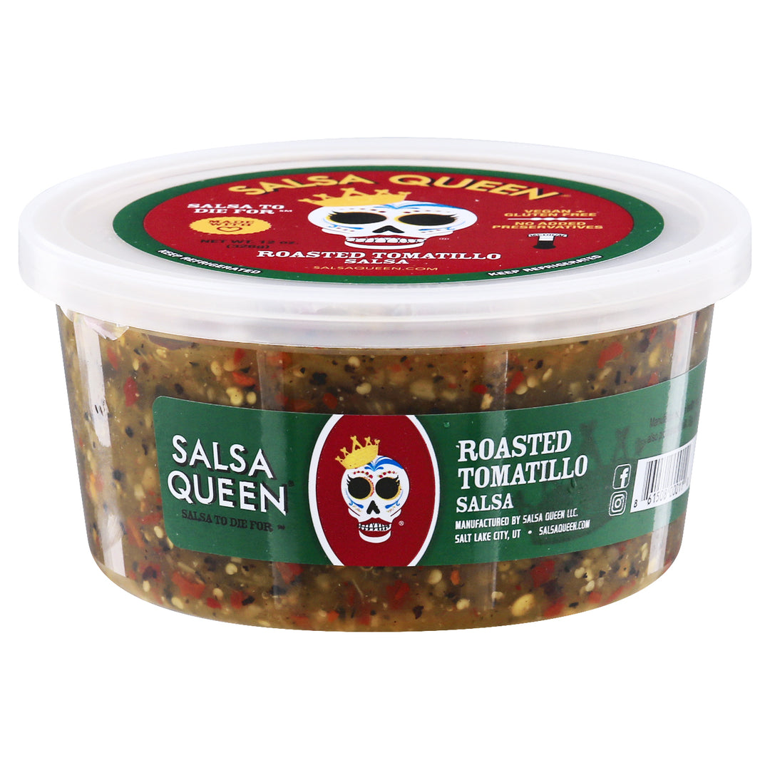 Salsa Queen Roasted Tomatillo 8/12 Oz [UNFI #45526]