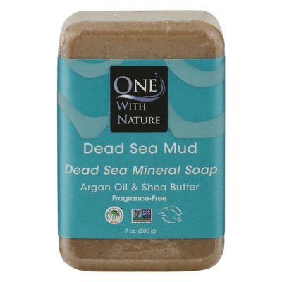 One With Nature Bar Soap Dead Sea Mud 7 OZ [UNFI #51327] T