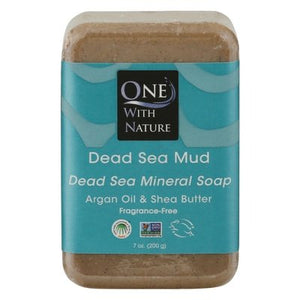 One With Nature Bar Soap Dead Sea Mud 7 OZ [UNFI #51327] T