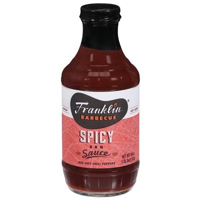 Franklin Barbeque Spicy Bbq Sauce 6/18 Oz [UNFI #1281]