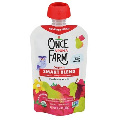 Once Upon A Farm Rasp-Pear-Y Kale 8/3.2 Oz [UNFI #73733]