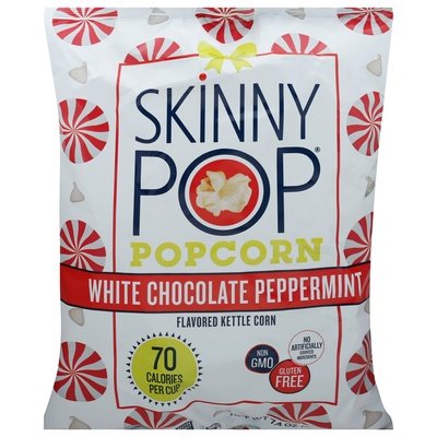 Skinnypop Popcorn White Chocolate Peppermint 6/7.4 Oz [UNFI #60132]