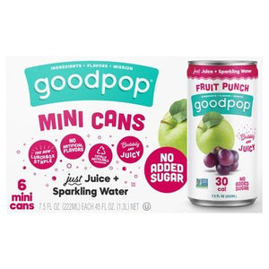 Good Pop Fruit Punch Sparkling Water 4/6/7.5 Z [UNFI #30697]