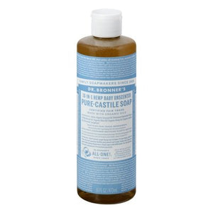 OG3 Dr Bronners Baby Unscn Castile Lq Sp 16 OZ [UNFI #54208] T