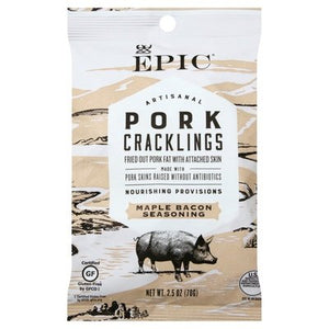 Epic Pork Cracklings Maple Bacon 12/2.5 OZ [UNFI #49898]