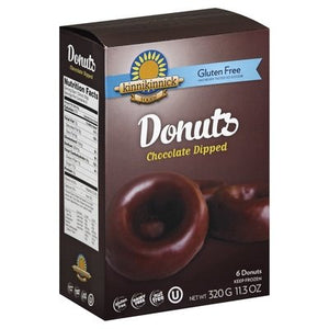 Kinn Dnut Choc Dip Wf Gf 8/11.3 OZ [UNFI #31796]