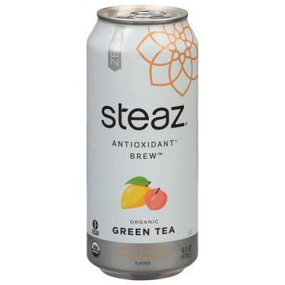 Steaz Zero Cal Iced Tea Peach Mango 12/16 OZ [UNFI #86551]