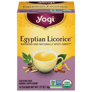 OG2 YOGi Tea Egyptian Licorice 6/16 BAG [UNFI #79695] T