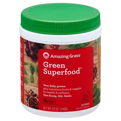 Amazing Grass Green Superfood, Berry 8.5 OZ [UNFI #44435] T