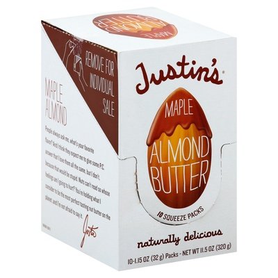 Justins Maple Almond Butter Sqz 10/1.15 OZ [UNFI #16191]