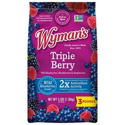 Wyman`S Of Maine Tripple Berry Blend 6/3 LB [UNFI #69030]