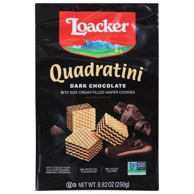 Loacker Dark Chocolate 6/8.82 OZ [UNFI #68156]