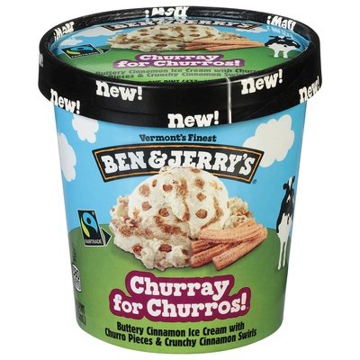Ben & Jerrys Churray Churros 8/Pint [UNFI #28286]
