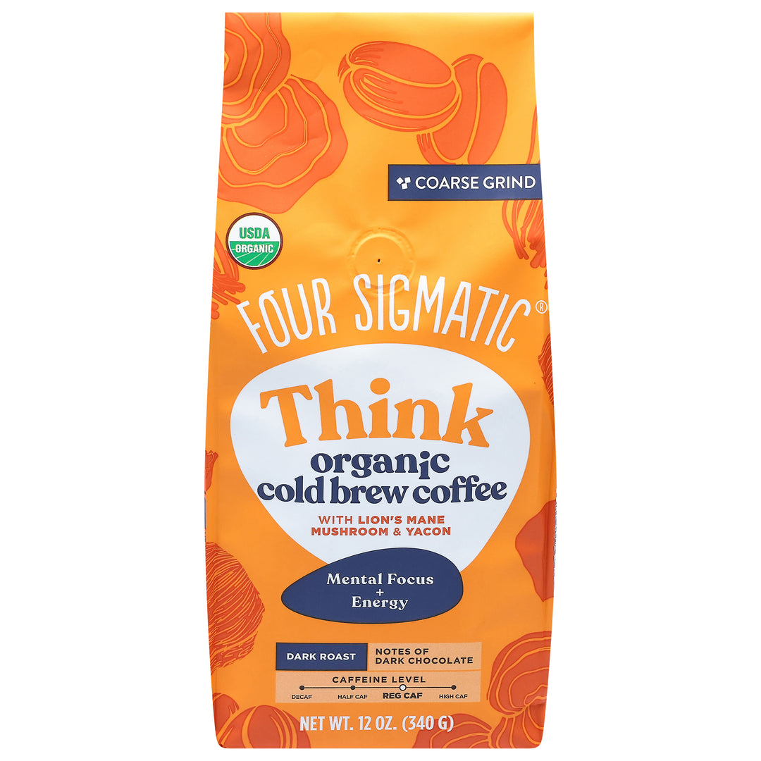 Four Sigmatic Ground Coffeecold Brew-Think 8/10 Oz [UNFI #45475]