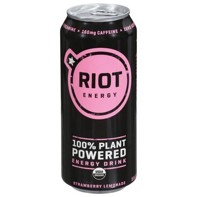 OG2 Riot Energy Lemon Strawberry 12/16 OZ [UNFI #69999]