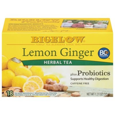 Bigelow Hrb+ Lemon Gngr 6/18 BAG [UNFI #64972]