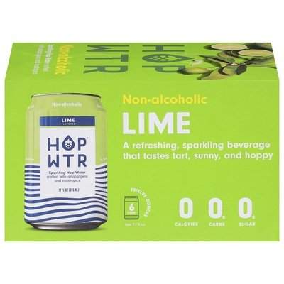 Hop Wtr Lime 4/6/12 OZ [UNFI #87164] T