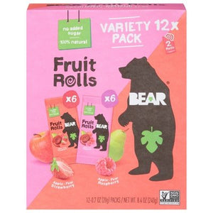 Bear Strawberry Raspberry 12 Pack 5/8.4 Oz [UNFI #38129]