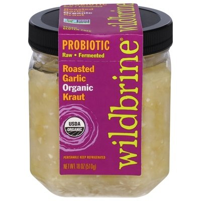 OG2 Wildbrine Roasted Garlic Sauerkraut 6/18 OZ [UNFI #89992]