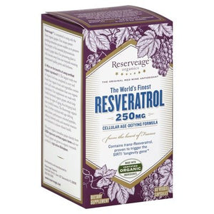 Reserveage Nutrition Resveratrol 250 Mg 60 Vcap [UNFI #47440]
