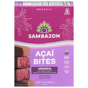 Sambazon Acai Bites,Original,9-Pack 6/6.8 Oz [UNFI #06724]