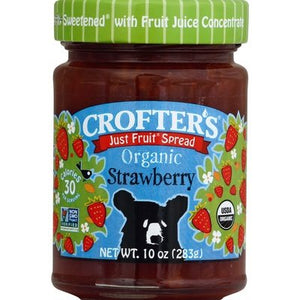 OG2 Crofters Just Fruit Spread Strawbrry 6/10 OZ [UNFI #63854]