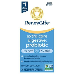 Renew Life Extra Care Probiotic 50B 6/30 VCAP [UNFI #37816] T