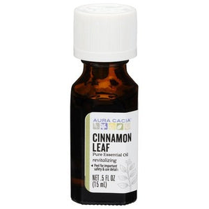 Aura Cacia Ess Oil Cinnamon Leaf .5 OZ [UNFI #55347] T
