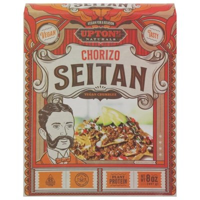 Uptons Seitan Chorizo 6/8 OZ [UNFI #52113]