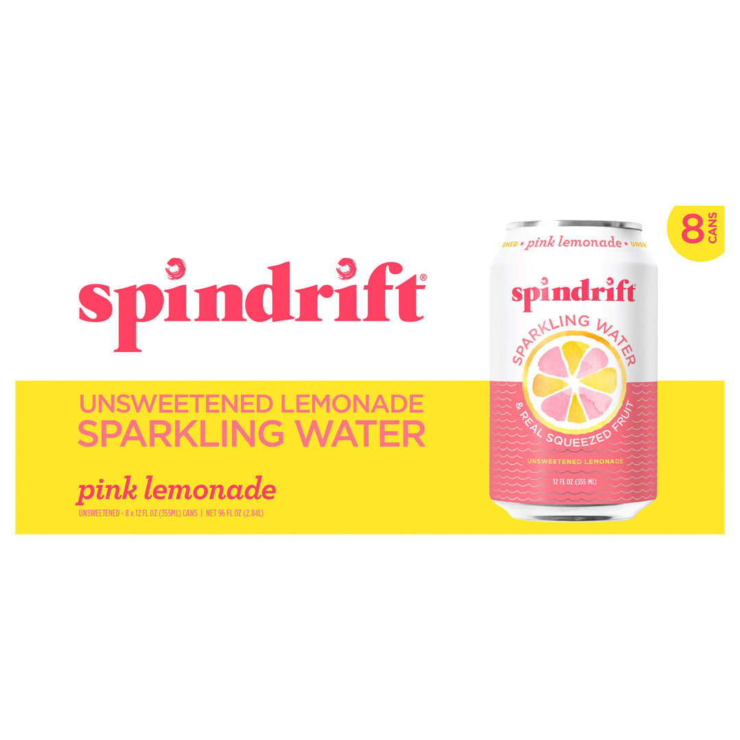 Spindrift Pink Lemonade 3/8/12 OZ [UNFI #82381] T