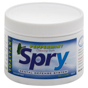 Spry Xylitol Peppermint Gum 100 CT [UNFI #75271]