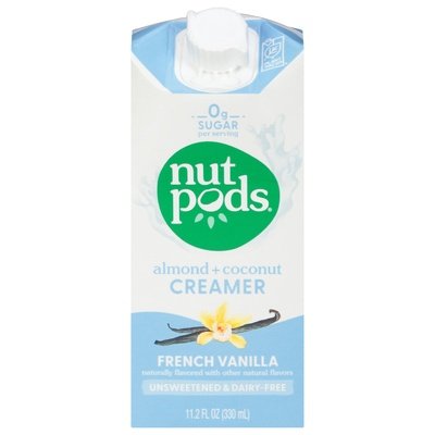 Nutpods Df Creamer(Coconut & Almond)Unsweetened French Vanilla 12/11.2 OZ [UNFI #23734]