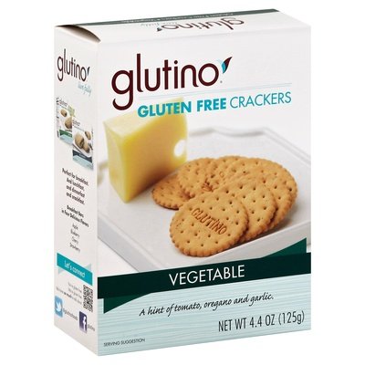 Glut Vegetable Crackers 6/4.4 OZ [UNFI #38839]