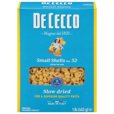 Dececco Small Shells 20/16 OZ [UNFI #69932]