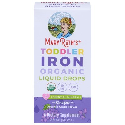 Mary Ruths Liquid Iron Grape Toddler 2 Oz [UNFI #39471]