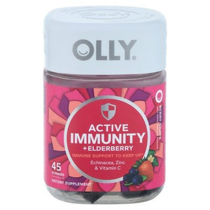 Olly Active Immunity & Elderberry 3/45 Ct [UNFI #40164]