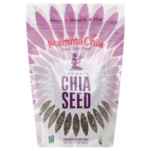 OG2 Mamma Chia Chia Seeds, Black 4/12 OZ [UNFI #33570]