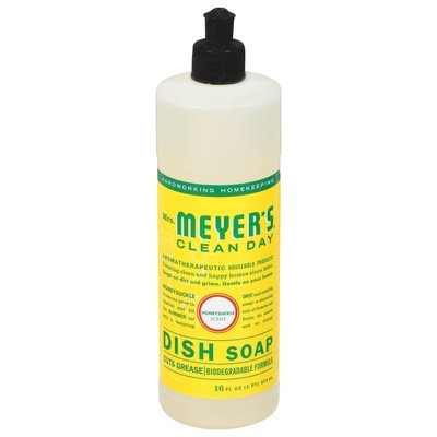 Mrs Meyers Honeysuckle Dish Soap 6/16 OZ [UNFI #64702] T