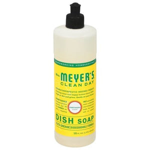 Mrs Meyers Honeysuckle Dish Soap 6/16 OZ [UNFI #64702] T