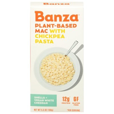 Banza Pasta Shells & Vegan White Cheddar 6/5.5 Oz [UNFI #00996]