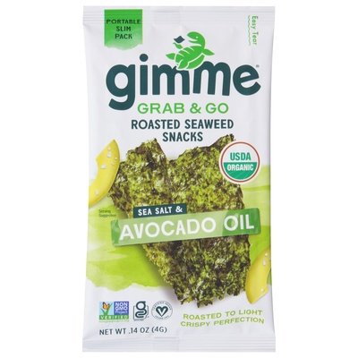 Gimme Avocado Oil Seaweed Snacks 30/.14 Oz [UNFI #86043]