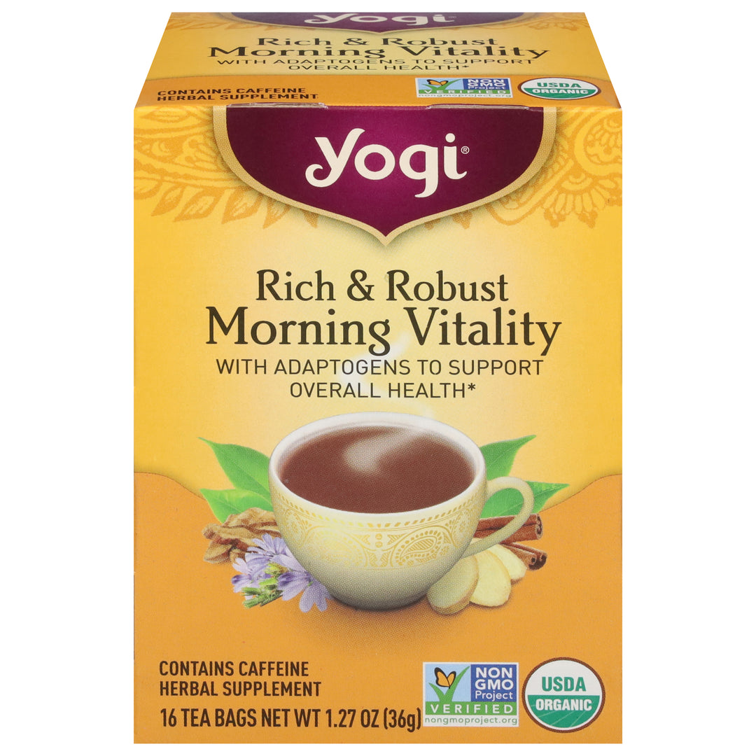 OG2 Yogi Morning Vitality Tea 6/16 BAG [UNFI #80243]