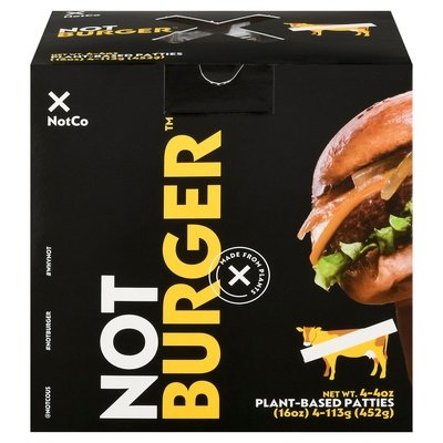 Notco Notburger Plant Based Patty 6/4 Ct [UNFI #5365]