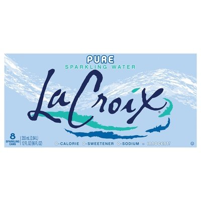 Lacroix Pure 3/8/12 OZ [UNFI #04439] T