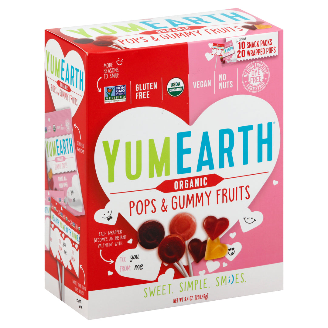 Yumearth Valentines Candy Assorted 6/9.4 Oz [UNFI #58659]