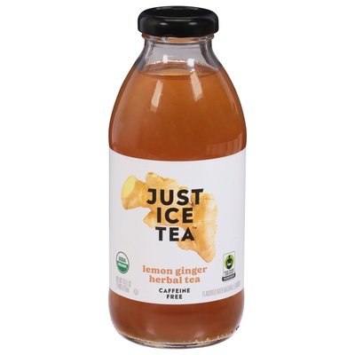 Just Ice Tea Lemon Ginger Herbal 12/16 Oz [UNFI #69473]