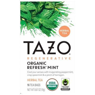 Tazo Refresh Mint 6/16 Bag [UNFI #86169]