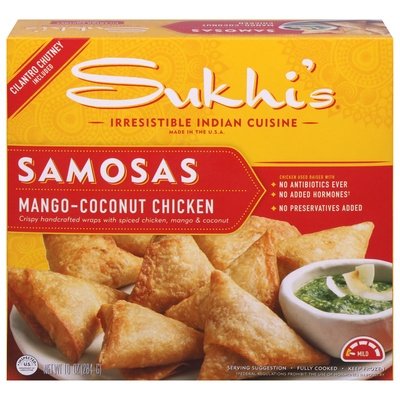 Sukhis Chicken Samosas 6/10 OZ [UNFI #70565]